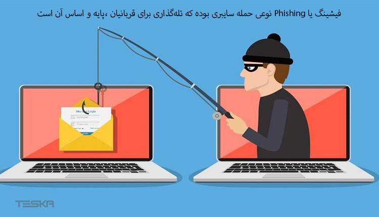 فیشینگ یا Phishing نوعی حمله سایبری بوده که تله‌گذاری برای قربانیان پایه و اساس آن است