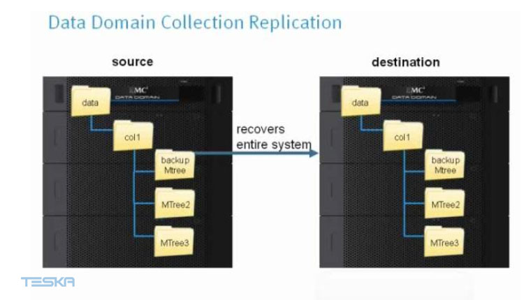 data domain collection replication